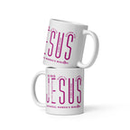 White Glossy Mug - King Jesus