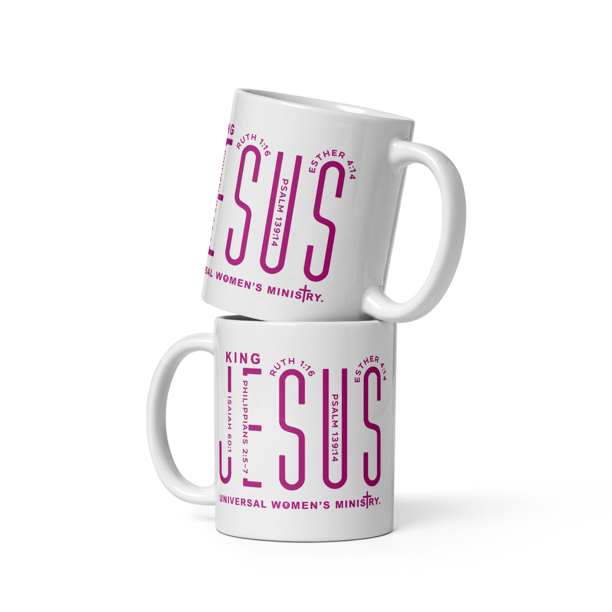 White Glossy Mug - King Jesus