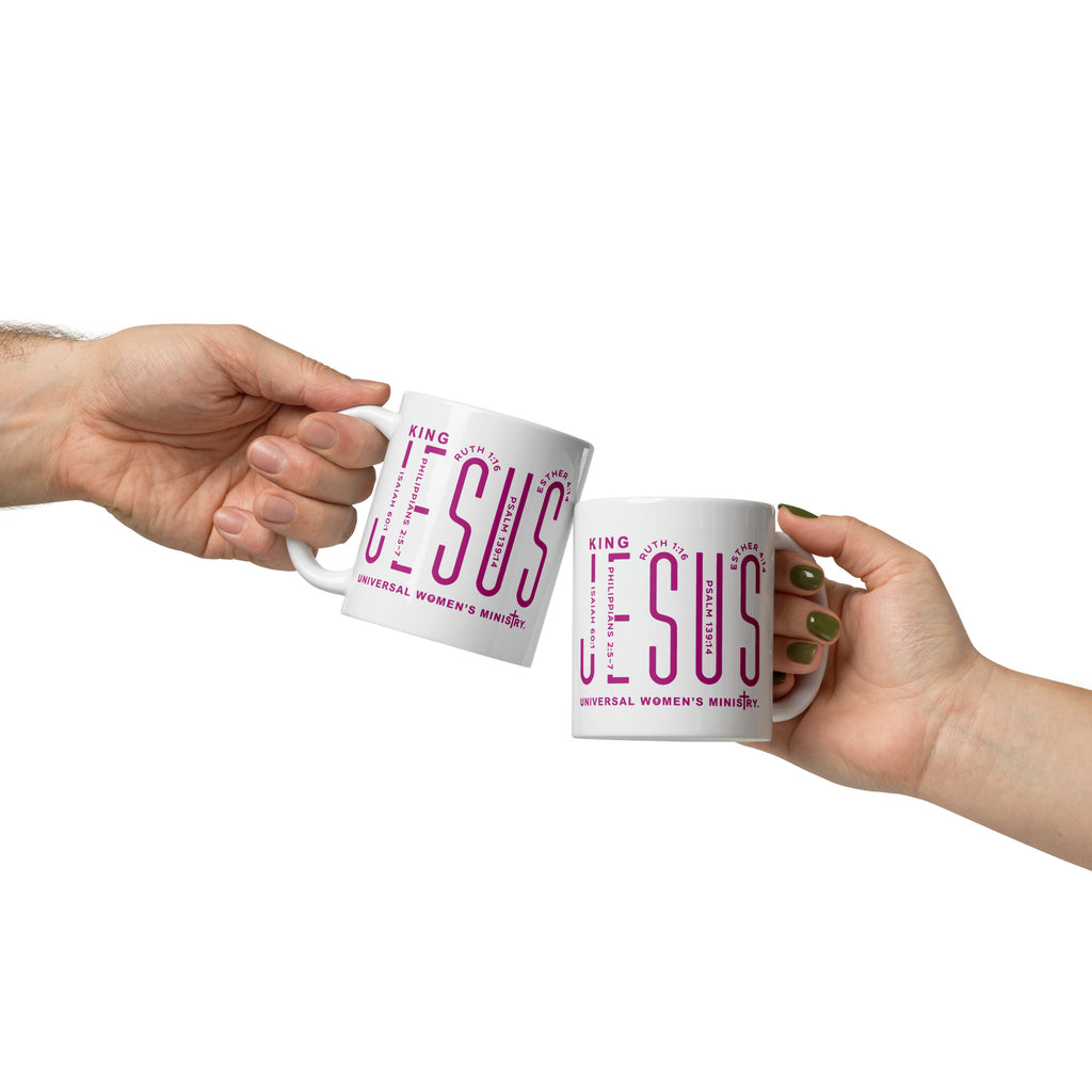 White Glossy Mug - King Jesus