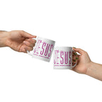 White Glossy Mug - King Jesus