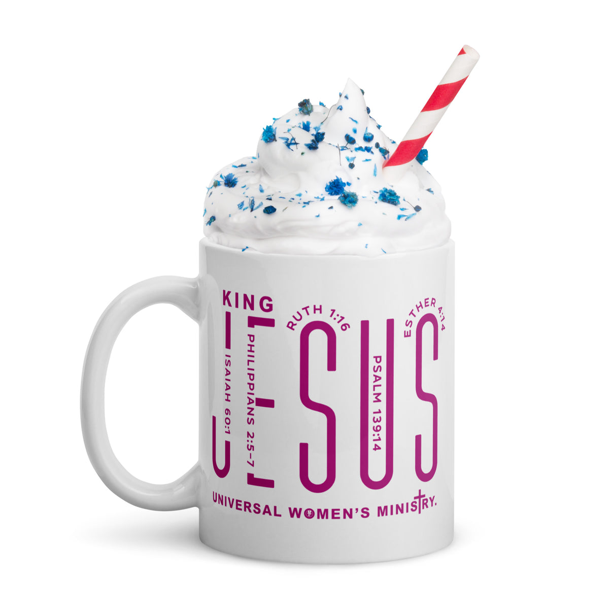 White Glossy Mug - King Jesus