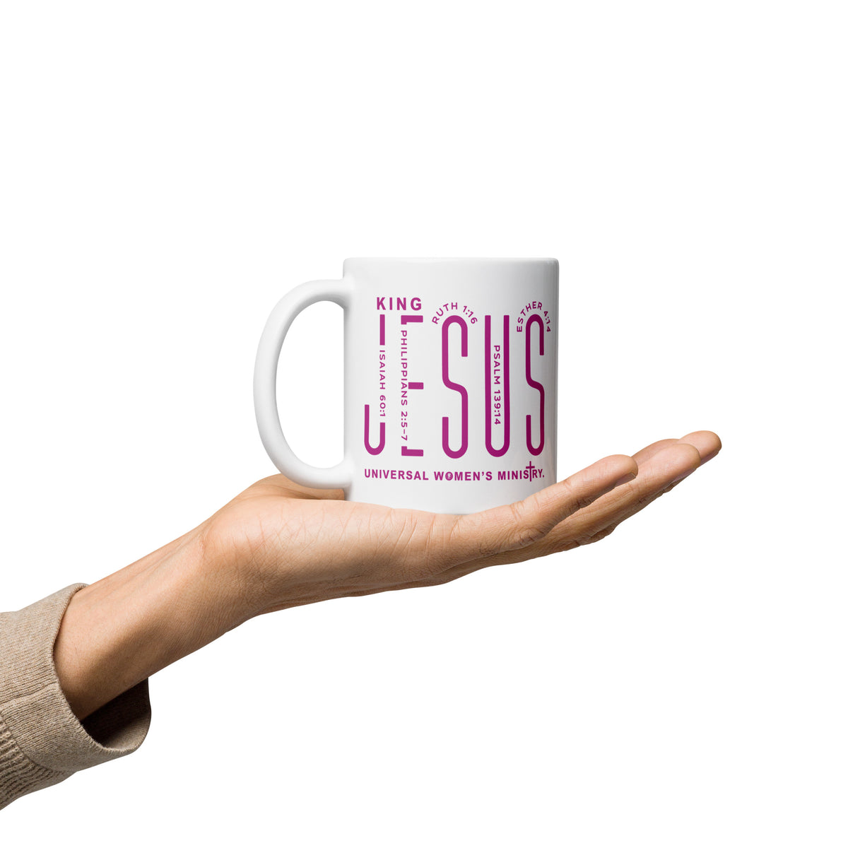 White Glossy Mug - King Jesus