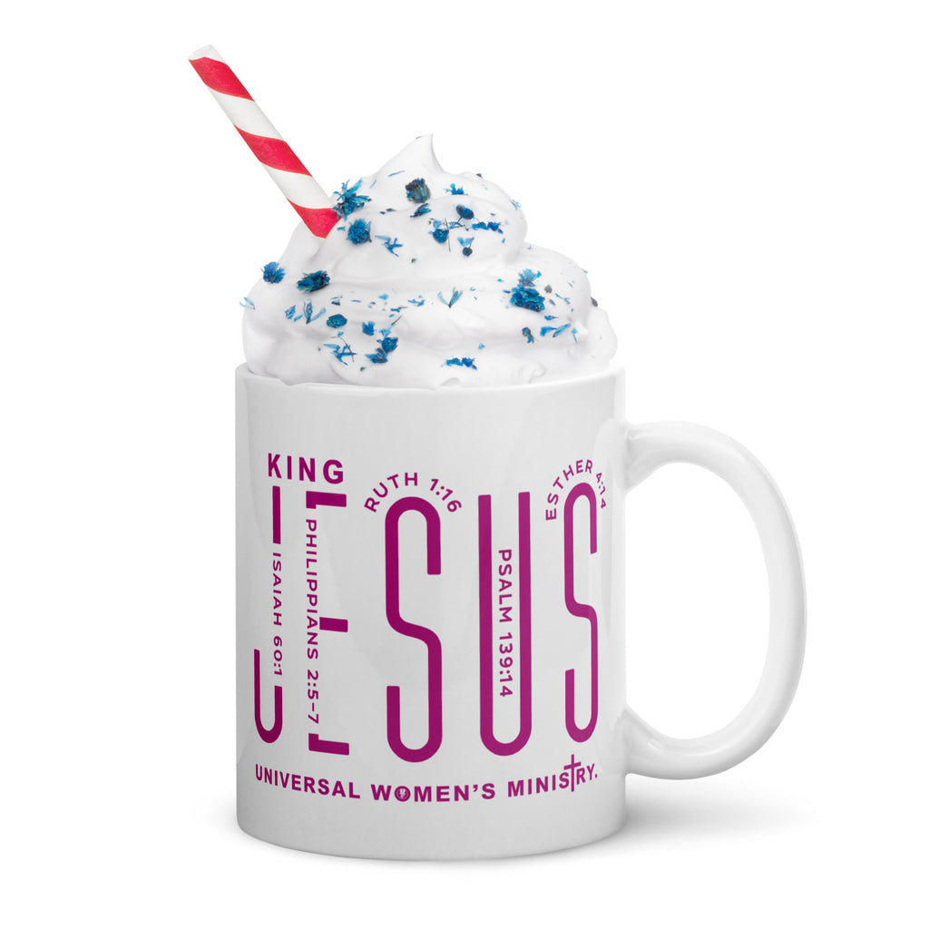 White Glossy Mug - King Jesus