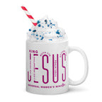 White Glossy Mug - King Jesus